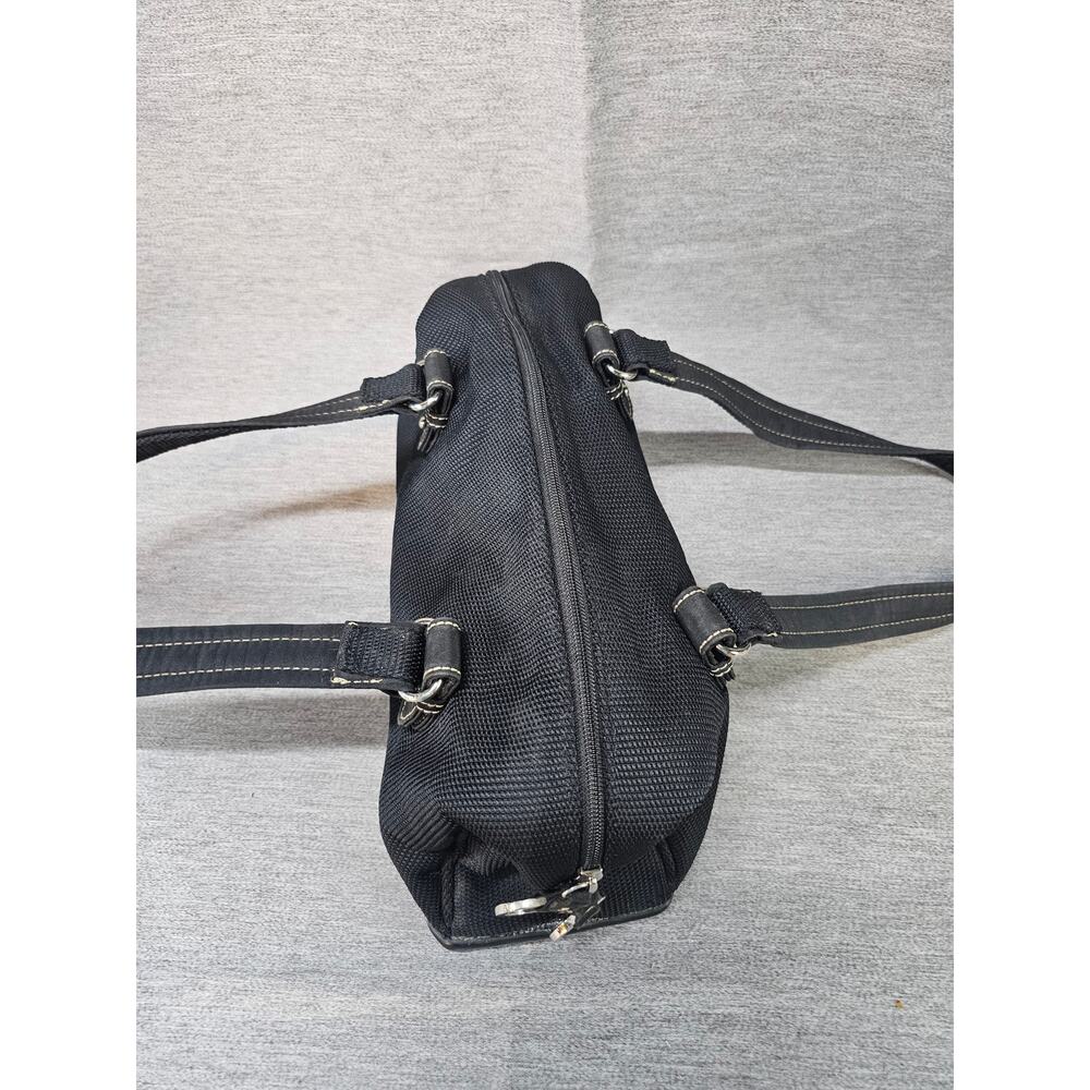 The Sak Black Rectangular woven shoulder bag with floral print liner - Picture 4 of 11